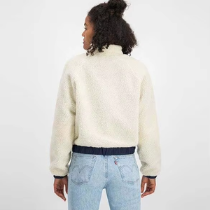 Veste bomber en laine de haute qualité pour femmes, style varsity, vêtements pour femmes, veste en cuir véritable pour femmes - Product Image 3