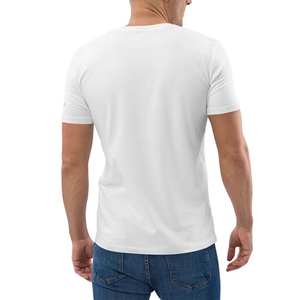 Camiseta básica blanca con cuello redondo para hombre, camiseta informal de algodón de manga corta, ajustada, esencial, lisa y básica - Product Image 2