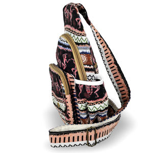 Lamatar1 Sac à dos pour homme style bohème en coton léger et écologique, confortable et portable fabriqué au Népal - Product Image 2