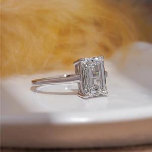 IGI Certified 14K Gold Lab Grown Diamond Engagement Ring for Women Wholesale VVS Solitaire Wedding Ring - Product Image 3