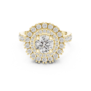 Ruby bloom jewels 14K Adjustable Couple <b>Ring</b> in Silver and Gold - Product Image 5