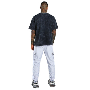 T-shirt Homme Oversize Personnalisable 100% Coton Molletonné, Grammage Lourd, Lavage Acide, Anti-Plis, Séchage Rapide, Haute Qualité, Manches Courtes - Product Image 3
