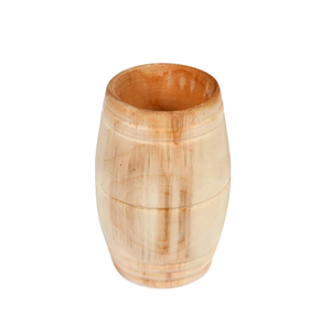 Verre à eau en bois de qualité supérieure, design court, en bois massif, réutilisable, meilleur prix - Product Image 4