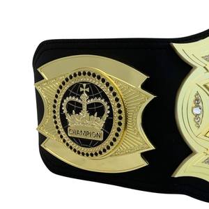 Cinturón de Campeonato de Oro con Corona y Escena de Boxeo, Cinturón de Título Premium, Edición de Coleccionista de Lujo - Product Image 4