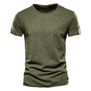 T-shirts décontractés pour hommes, été, blanc/noir, manches courtes, col rond, spandex/polyester, séchage rapide - Product Image 5