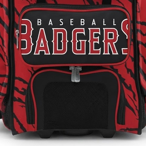 Nuevas Bolsas de Béisbol con Ruedas 2026 con Compartimento para Casco, Fundas para Bates, Bolsillo para Zapatos y Cierres Reforzados para Entrenamiento al Aire Libre - Product Image 6