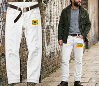 Lot de surplus de stock du Bangladesh, vente en gros de pantalons de jogging d'été pour hommes, de marque, décontractés, coupe droite, personnalisés, originaux, délavés à l'acide