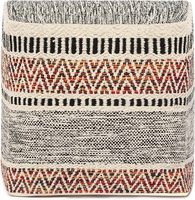 Pouf ottoman marocain écologique, design bohème, fait main, style nordique, couvre-pouf, repose-pieds