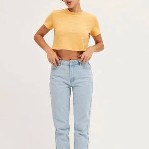 Top Deportivo Corto para Mujer, Transpirable, Tejido Elástico Suave, Ropa Casual para Fitness, Yoga y Ejercicio, OEM, ODM, Logotipo Personalizado, Venta al Por Mayor - Product Image 5