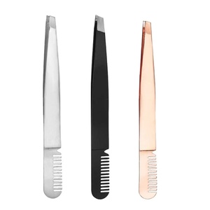 Pince à épiler antistatique Ryzer Studio à pointe incurvée moderne en acier inoxydable durable pour une mise en forme précise - Product Image 1