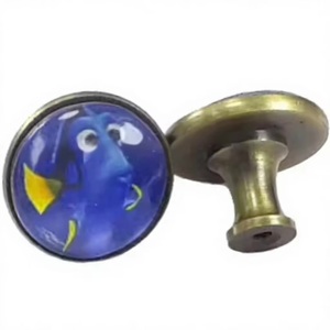Pomo Redondo de Metal para Muebles con Diseño de Dory, Estilo Moderno, Multifuncional, para Muebles Infantiles - Product Image 1