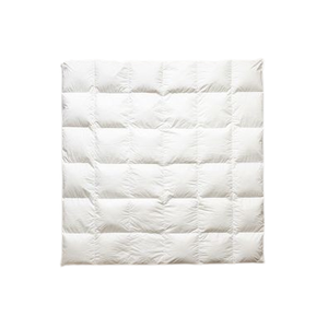 Couette matelassée 100% polyester, garnissage en duvet de canard, respirante, utilisable toute l'année, lavable en machine, blanche - Product Image 6