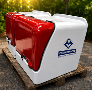 2025 Newly Designed Reasonably Priced FIBRECRAFTS INDIA <b>MODEL</b> <b>D</b> FIBREGLASS FRP 80L Capacity Motorcycle Tail Boxes for Pizza Food - Product Image 3