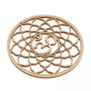 Décoration murale artisanale en bois Om Mandala pour la maison, la méditation, la salle de yoga, décoration spirituelle, art mural traditionnel indien - Product Image 5