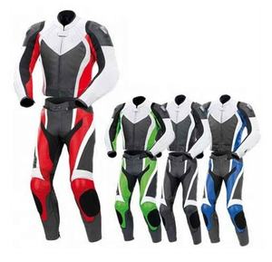 Traje de Motocicleta Personalizado Unisex de Cuero Perforado Berik Monza de 2 Piezas, Equipo de Carreras para Motociclistas, Rodilleras con Protección Nivel 2, Verano - Product Image 4