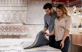 Alfombra de lana azul y blanca anudada a mano de 2.5 x 10 pies, ecológica, antideslizante, para sala de estar, habitación infantil, hoteles, oficina. - Product Image 5