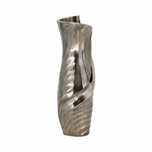 Jarrón de Diseño Innovador, Jarrón de Flores de Aluminio y Metal con Acabado Dorado para Decoración de Hogar, Hotel y Bodas, Jarrón de Piso de Latón - Product Image 5