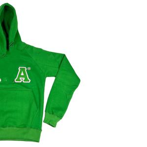 Sudadera con Capucha Premium Verde Personalizada Alpha Kappa Alpha, Sudadera con Capucha para Hombre y Mujer, Sudaderas y Camisetas de Hermandades AKA - Product Image 3