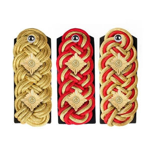 Nouvelles épaulettes personnalisées de qualité supérieure avec logo sur mesure, modèle 2026, pour uniforme, à prix abordable et avec le meilleur service OEM/ODM - Product Image 1