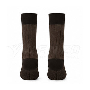 Comfortable Stretch Fit Men <b>Socks</b> Soft Cotton Blend Crew Length <b>Moisture</b> Absorbing Knit for Everyday Activities and Travel - Product Image 2