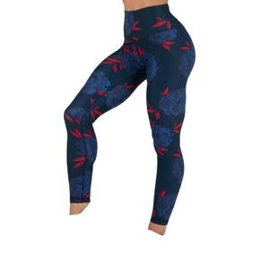 Lo último de 2025, pantalones de entrenamiento de gimnasio personalizados para mujer, mallas ajustadas para correr OEM con logotipo en la cintura, precio barato al por mayor - Product Image 1