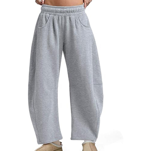 Pantalon de survêtement ample pour homme, coupe baggy, jambe large, style streetwear, impression personnalisée, broderie, fournisseur OEM - Product Image 1