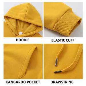 เสื้อฮู้ดดี้พรีเมียมสีดำเขียวมะกอก  รักษ์โลก กันลม ระบายอากาศได้ดี  แบบ unisex  มีเชือกผูกแบบกำหนดเอง  กระเป๋าจิงโจ้  ทรงยาว - Product Image 3
