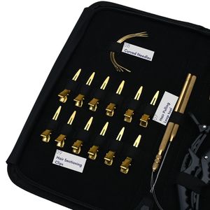 Hair Extension Salon Tools <b>Set</b> for Wholesale Use with Flat Beads Crimper Loop Hook Tool C Needles Wig Threads Parting Clips - Product Image 4