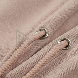 ชุดวอร์มเด็กผู้หญิงแบบมีฮู้ด สีลาเวนเดอร์ น้ำหนักเบา ระบายอากาศได้ดี แขนยาว สีพื้น ผ้าฝ้ายลำลอง กางเกงมีเชือกผูกเอว - Product Image 3