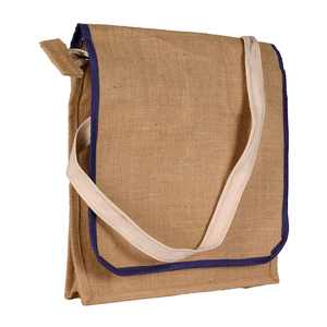 Sac pour ordinateur portable en jute naturel tendance avec protection rembourrée, sac de transport écologique pour ordinateur portable et bureau - Product Image 3