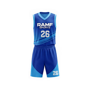 Maillots et Bas de Basketball Personnalisés Réversibles Respirants Grandes Tailles Uniformes d'Entraînement Vente en Gros - Product Image 1