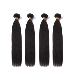 Extensiones de Cabello Humano Virgen Liso, Color Negro Natural, Suave, Grueso y Sin Enredos, Compre Directamente del Proveedor a Precio de Fábrica - Product Image 5