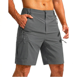 Prix d'usine – Short cargo de voyage 100 % coton écologique avec cordon de serrage – Vêtements pour hommes – Vente en gros - Product Image 2