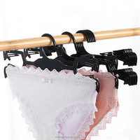 28 CM 3 Couches Logo Personnalisé Affichage Plastique Slip Slip Sous-Vêtements Soutien-Gorge Cintre pour Boutique