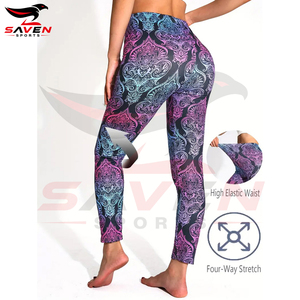Breathable Product Best Quality <b>Women</b> Fitness <b>Compression</b> <b>Leggings</b>, Latest Design Full-Length Spandex <b>Compression</b> Tights - Product Image 3