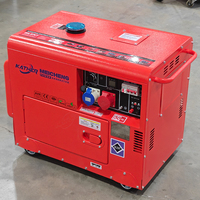 Générateurs diesel super silencieux monophasés 50Hz 60Hz 1/3 phase 5kva 10kva 15kva 20kva 30kva avec option ATS pour alimentation de secours