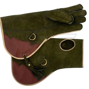 WORK N SHINE SPORTS WEAR Guantes de Cuero Falcon de Diseño Personalizado, Duraderos, Impermeables, Ecológicos, Ligeros y con Dedos Flexibles - Product Image 4