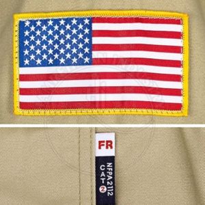 Chemises FR en coton ignifuge pour hommes, à manches longues, légères, grandes tailles, pour le soudage et la protection contre les flammes, vente en gros - Product Image 6