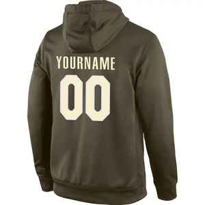 Sudadera con Capucha Personalizada con Nombre y Número, Unisex, de Forro Polar, Color Sólido, Informal, para Invierno, Corte Regular, Estampado Trasero Digital/Serigrafía - Product Image 1