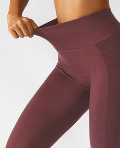 Women Performance Gym Tights <b>with</b> Custom Logo High Rise Waistband for Running Yoga and Fitness Sessions - Product Image 5