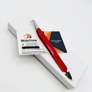 Pinzas de Precisión de 90 Grados para Extensión de Pestañas, Diseño de Árbol de Navidad, Acero Sostenible, con Logotipo Personalizado - Product Image 6