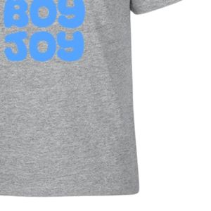 Camiseta Gris de Manga Corta para Jóvenes, Cuello Redondo, Informal, para Uso Diario, Escuela, Ropa Cómoda para Actividades Diarias - Product Image 6