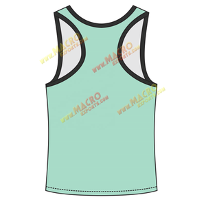 Unisex Custom Printed Fitness Shirts Knitted Stringer Vest with Casual Style Design Your Own Text and Designs - Product Image 2