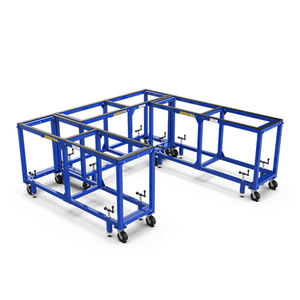 Mesa de Trabajo Ajustable para Pulir y Cortar, Mesa de Acero para Fabricación, Banco de Trabajo de Acero, Mesa de Trabajo de Granito - Product Image 4