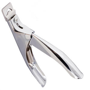 Professional Stainless Steel Luxury U Shape French Tip <b>Nail</b> Extension Clipper 2pcs Set Edge Cutter Artificial False <b>Nail</b> <b>Tool</b> - Product Image 4
