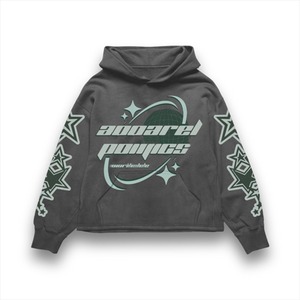 Conjunto de Sudadera y Pantalones de Algodón de Alta Calidad para Hombre, Personalizado, Oversize, con Capucha y Cremallera, Pantalones Acampanados, Chándal de Invierno con Lavado Ácido - Product Image 4