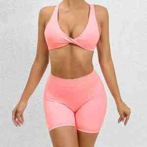 ชุดออกกำลังกายผู้หญิงขายส่ง เสื้อชั้นในกีฬา กางเกงเลกกิ้ง ชุด 5 ชิ้น เอวสูง ชุดออกกำลังกาย ชุดฟิตเนส ชุดโยคะสำหรับผู้หญิง - Product Image 1