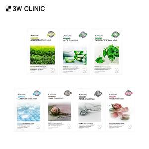 Masque en tissu Clinic Essential 3W up 25ml * 10 unités – Hydratant au Collagène et aux Herbes - Product Image 1