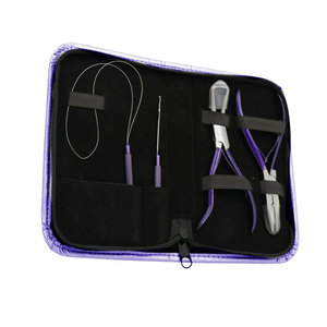 Outils et kits d'extension de cheveux pour salon, accessoires complets, ensemble d'outils d'extension de cheveux professionnels légers, prix raisonnable - Product Image 5