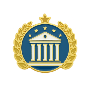 Regalos de recuerdo con el logotipo de la escuela, universidad o colegio, pines de solapa de metal esmaltado personalizados para estudiantes de graduación - Product Image 5